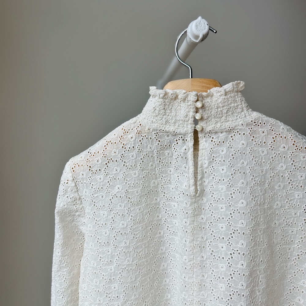 Sézane Cathy Blouse in Ecru - Picture 5 of 11